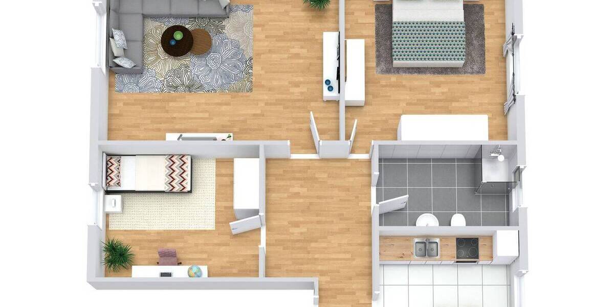 Etagenwohnung Celle Heese - 3 Zimmer, 53 m&sup2;, 425&euro; | Angebot:26475728