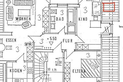 3 Zimmer Wohnung, frisch renoviert zimmer