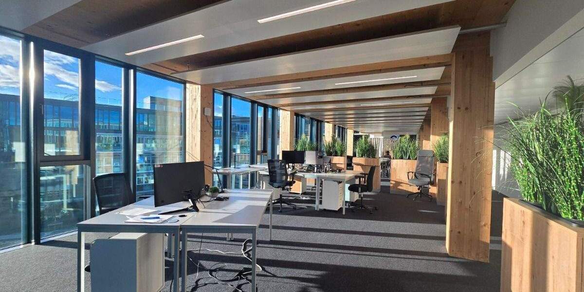 Moderne und stilvolle Büros inkl. Dachterrasse mit Alpenblick in Ottobrunn zu vermieten zimmer