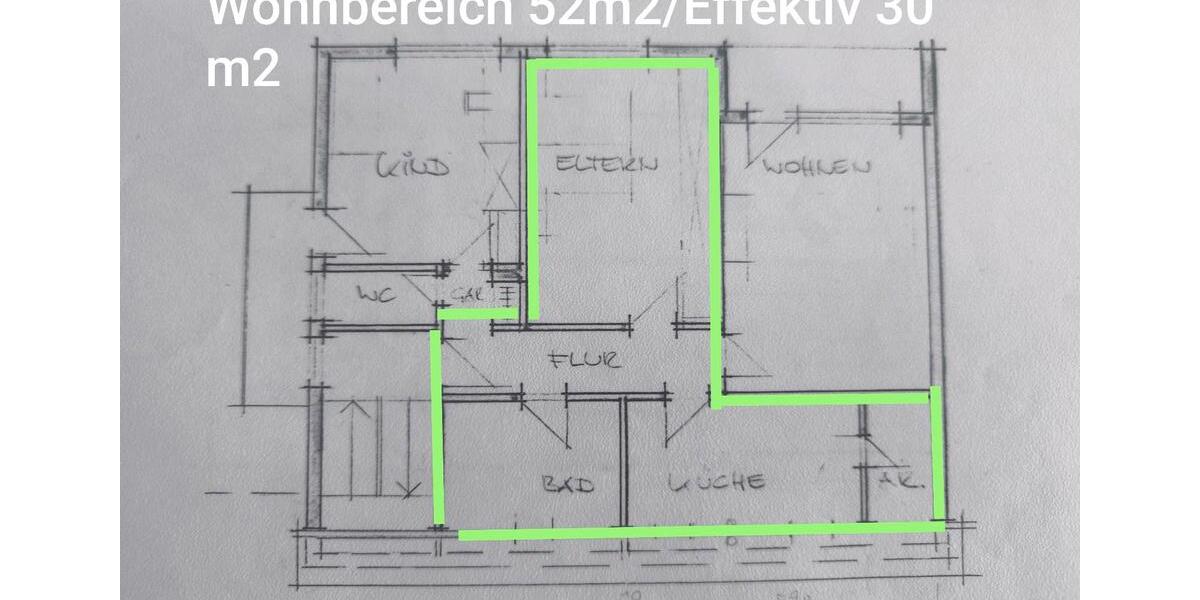 WG Zimmer in 3 Parteien WG 52m2 Jembke mit Garten zimmer
