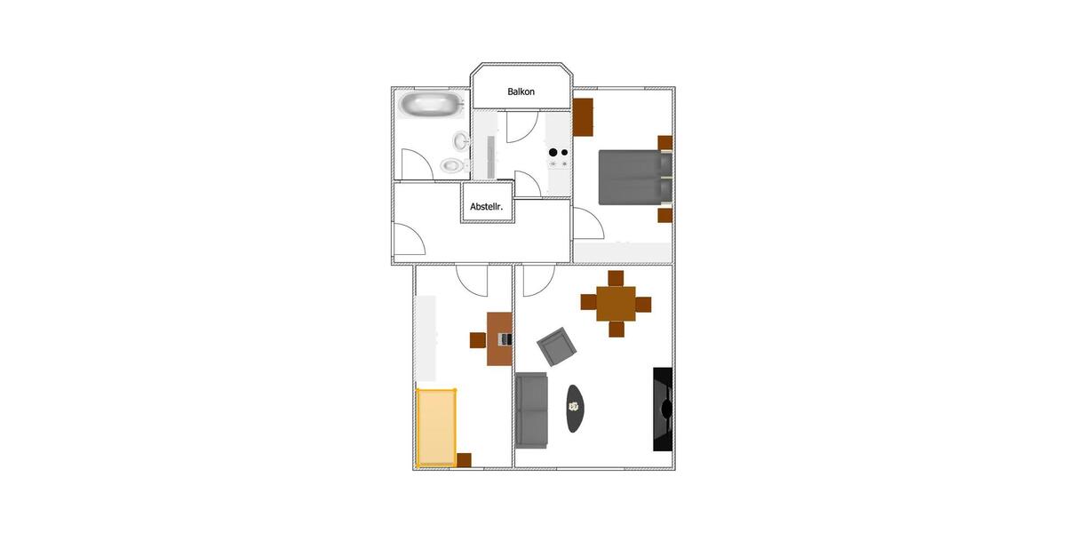 Dachgeschoßwohnung Halberstadt - 3 Zimmer, 75 m&sup2;, 389&euro; | Angebot:24677918