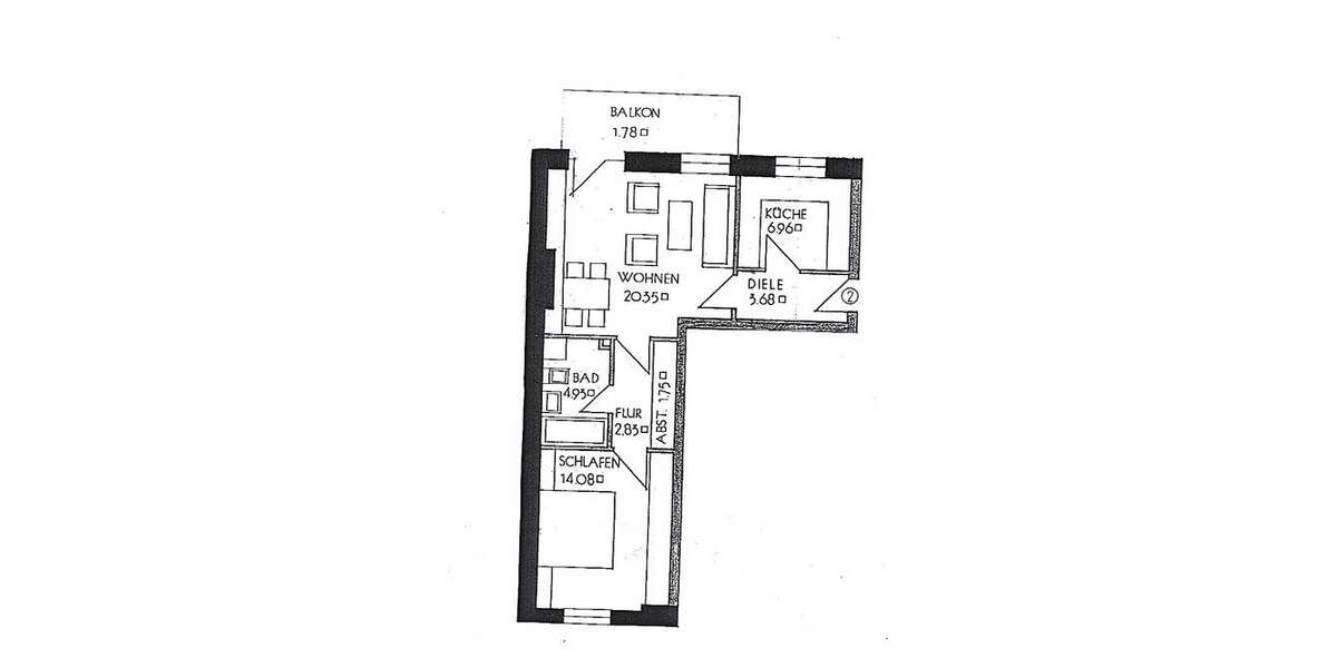 Etagenwohnung Neuwied - 2 Zimmer, 60 m&sup2;, 595&euro; | Angebot:26348415