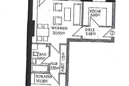 Wohnung Neuwied - 2 Zimmer, 60 m&sup2;, 595&euro; | Angebot:26348415
