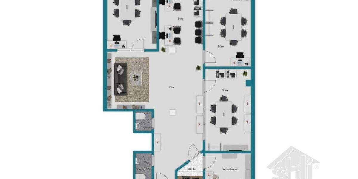 Gewerbeobjekt Henstedt-Ulzburg Ulzburg - 4 Zimmer, 123 m&sup2;, 1.476&euro; | Angebot:24460826
