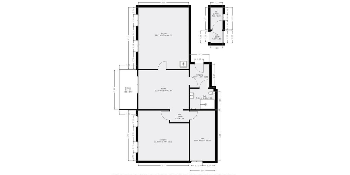 Etagenwohnung Blankenburg (Harz) - 3 Zimmer, 110 m&sup2;, 825&euro; | Angebot:26336030