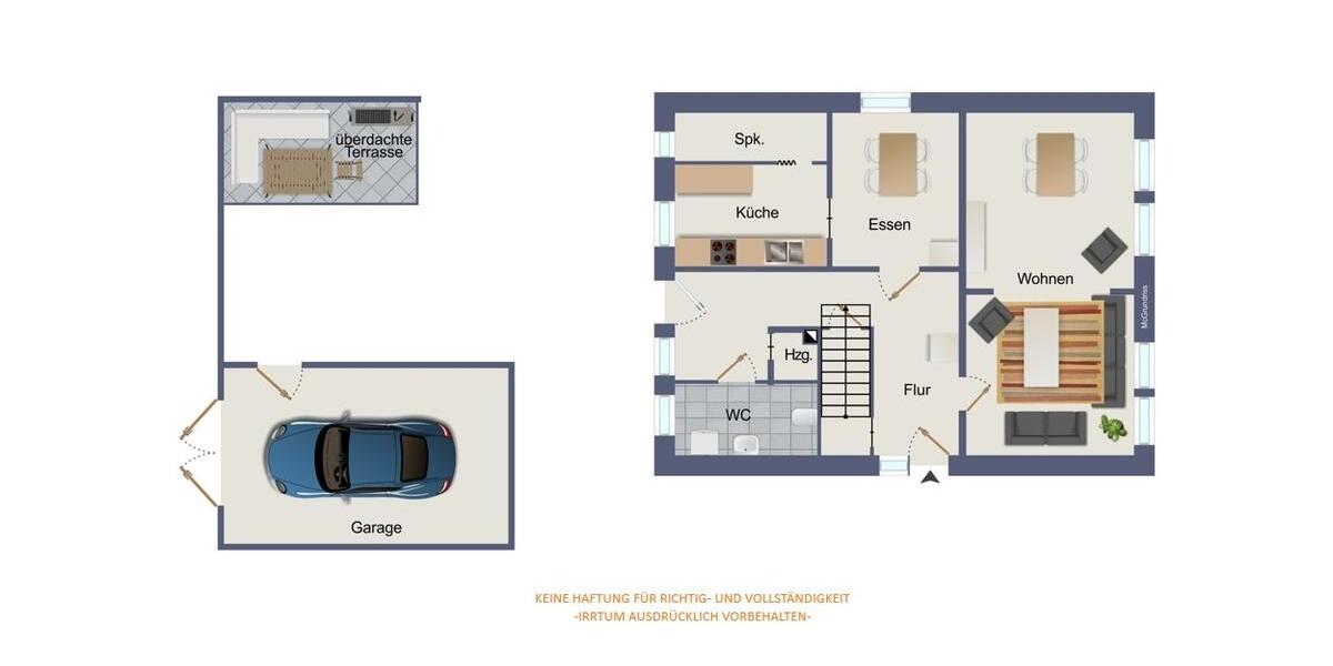 Einfamilienhaus Heide - 3.5 Zimmer, 107 m&sup2;, 1.200&euro; | Angebot:26378521