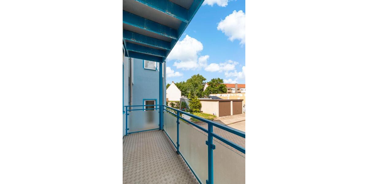 Gemütliche 1-Raumwohnung mit Balkon in ruhiger Lage von Merseburg-Süd 1 zimmer