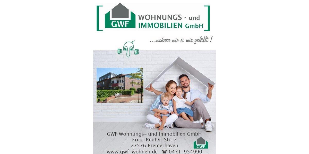 Etagenwohnung Bremerhaven Mitte - 2 Zimmer, 50 m&sup2;, 339&euro; | Angebot:26561848