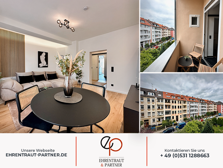 Zimmer Braunschweig Westliches Ringgebiet - 3 Zimmer, 1.790&euro; | Angebot:24014966