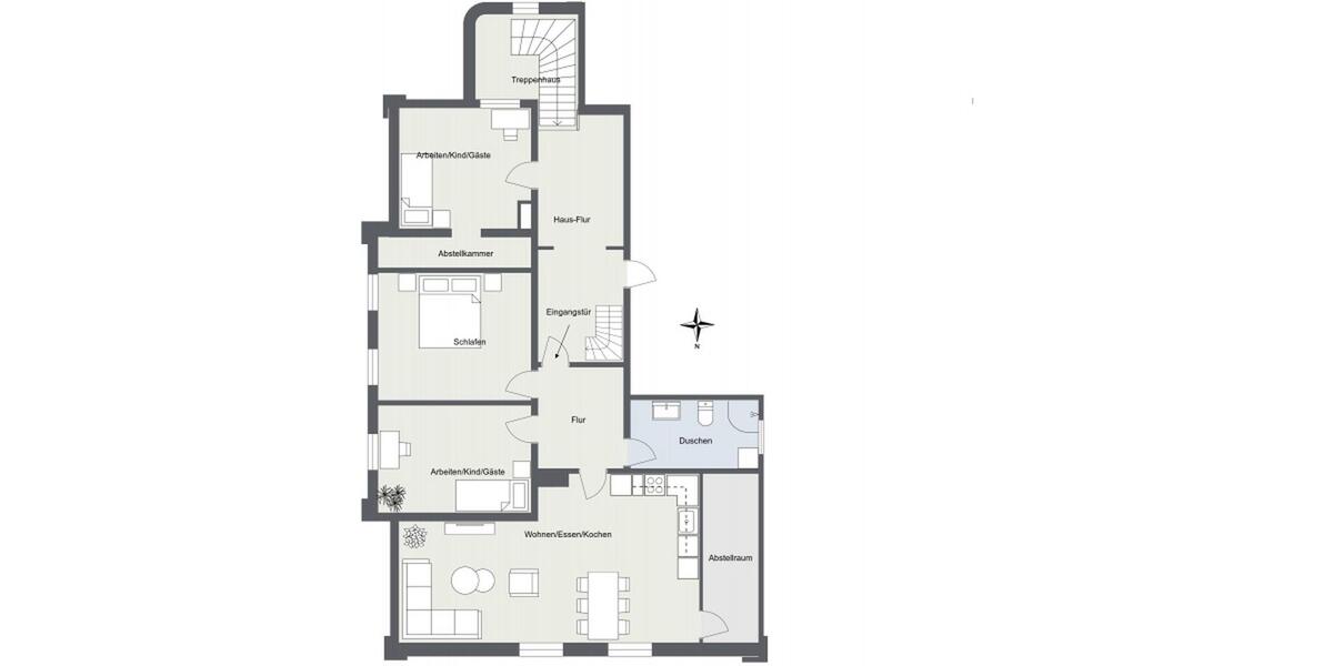 Etagenwohnung Bad Segeberg - 3 Zimmer, 79 m&sup2;, 689&euro; | Angebot:25875527
