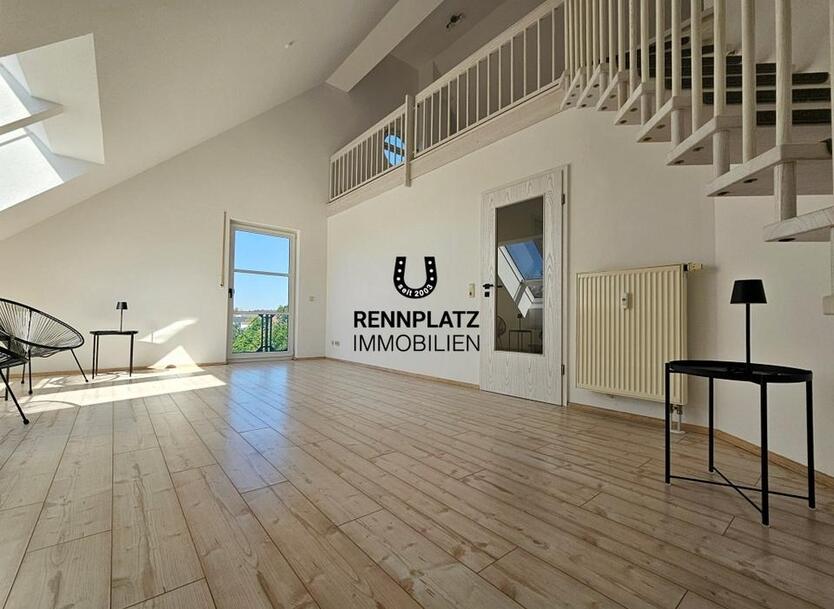 Lichtdurchflutete 3,5-Zimmer-Maisonette Wohnung mit EBK und West-Balkon in Bad Abbach. Frei.