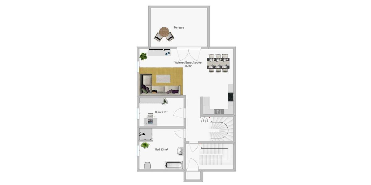 Etagenwohnung Geisenhausen - 5 Zimmer, 118 m&sup2;, 1.650&euro; | Angebot:25755391