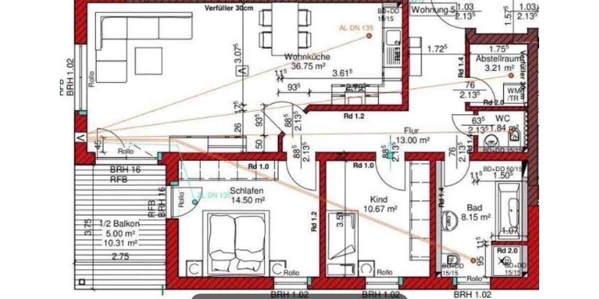 Etagenwohnung Ergoldsbach Langenhettenbach - 3 Zimmer, 93 m&sup2;, 1.240&euro; | Angebot:24837347