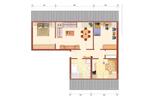 Dachgeschoßwohnung Burgstädt - 3 Zimmer, 69 m&sup2;, 555&euro; | Angebot:26374938