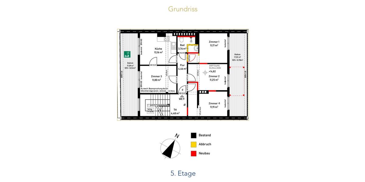 Wohnen auf Zeit Düsseldorf Pempelfort - 4 Zimmer, 85 m&sup2;, 575&euro; | Angebot:25809295