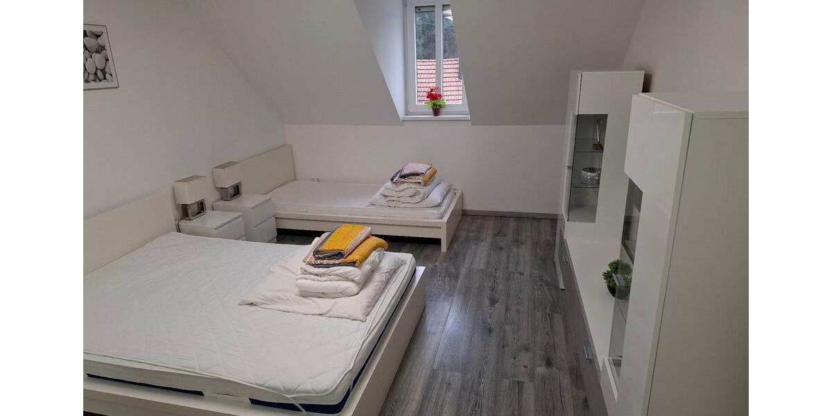 Dachgeschoßwohnung Saarbrücken Neue Bremm - 4 Zimmer, 84 m&sup2;, 840&euro; | Angebot:25331927