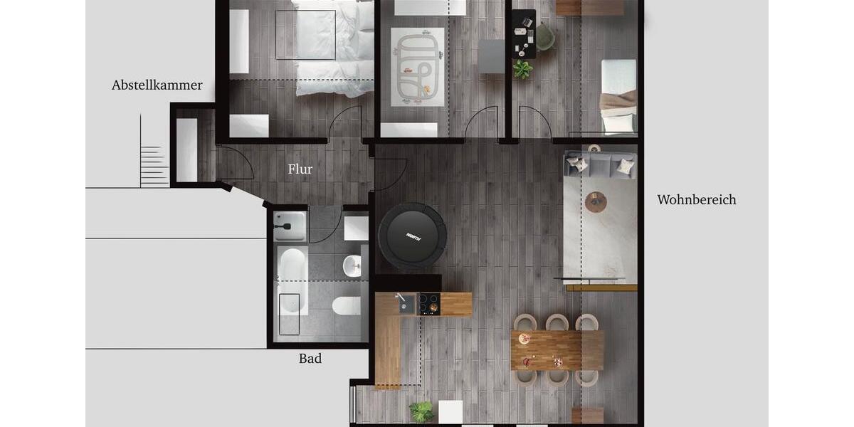 Dachgeschoßwohnung Beetzendorf - 4.5 Zimmer, 110 m&sup2;, 920&euro; | Angebot:26693653