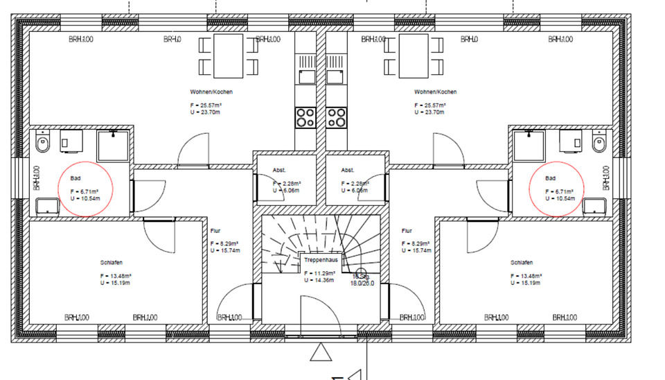 Etagenwohnung Haselund - 2 Zimmer, 56 m&sup2;, 785&euro; | Angebot:23887889