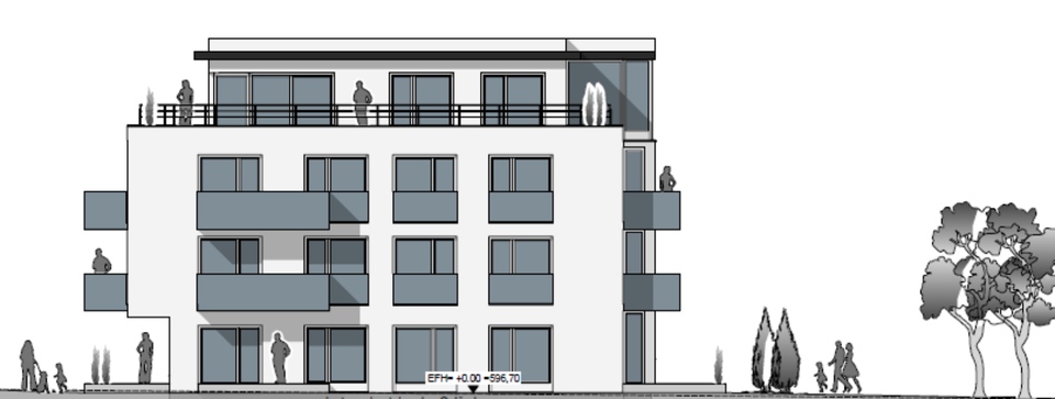 Erdgeschoßwohnung Memmingen - 2 Zimmer, 54 m&sup2;, 800&euro; | Angebot:26648224