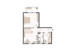 Etagenwohnung Korbach - 3 Zimmer, 68 m&sup2;, 444&euro; | Angebot:26118017