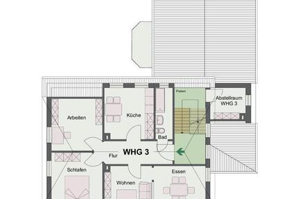 Wohnung Rinteln - 3 Zimmer, 72 m&sup2;, 432&euro; | Angebot:25148030