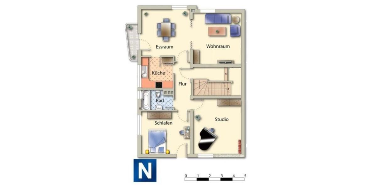 WND City, 4 ZKB, ca.85 m² + Balkon, 645 € +NK + 2 MM Kaution 4 zimmer
