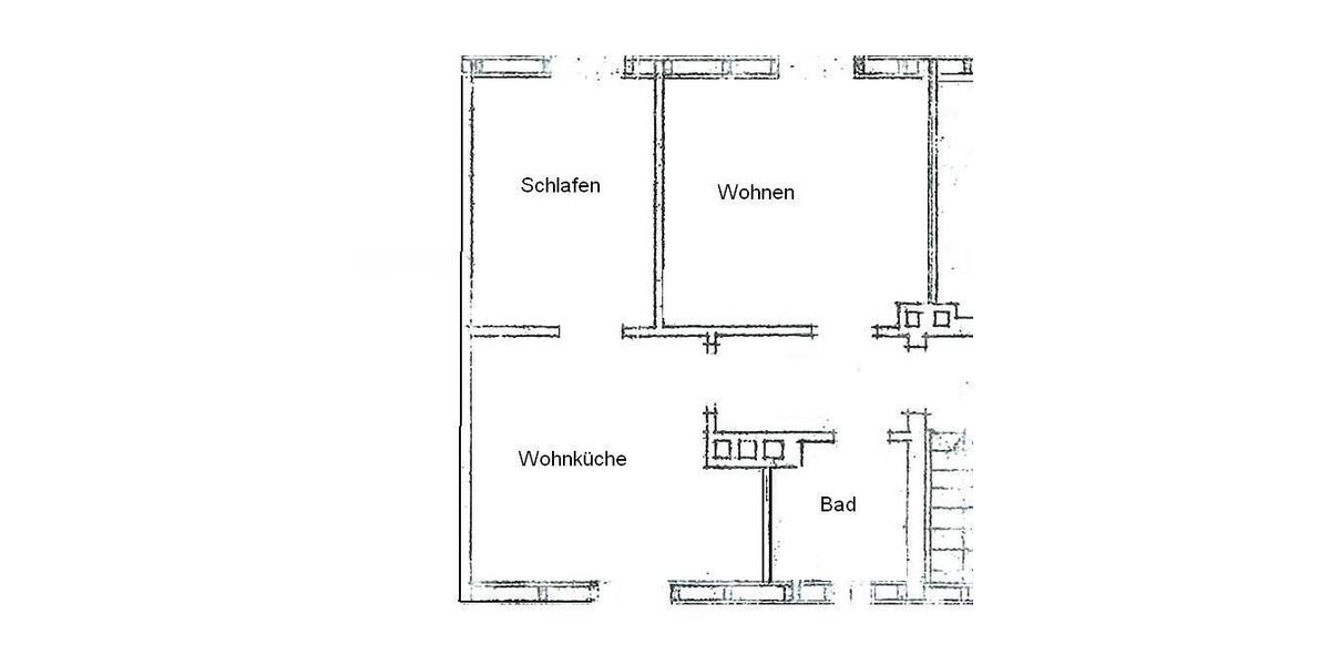Dachgeschoßwohnung Speichersdorf - 2 Zimmer, 40 m&sup2;, 350&euro; | Angebot:25961647