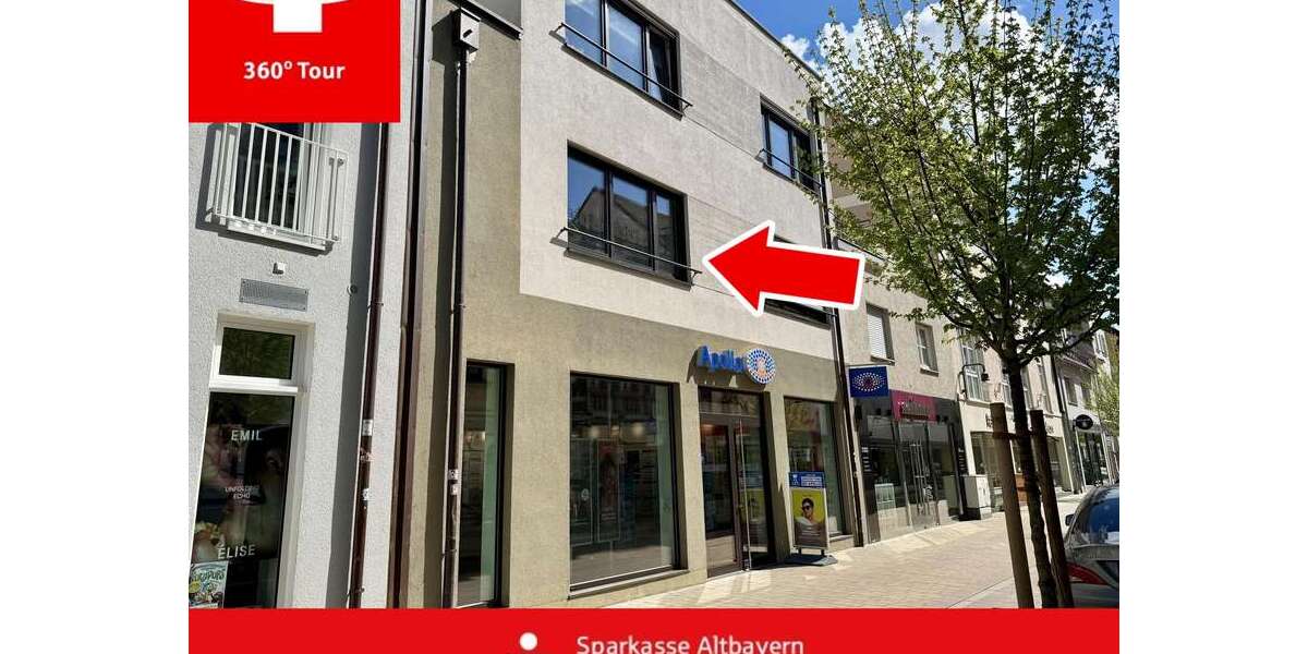 Etagenwohnung Neuburg - 1 Zimmer, 42 m&sup2;, 590&euro; | Angebot:26271682