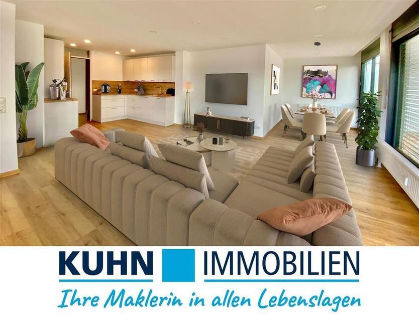 Ein Traum! PenthouseWohnung im Zentrum von Bad Kissingen, ganztägig anfahrbar mit Aufzug und TG.