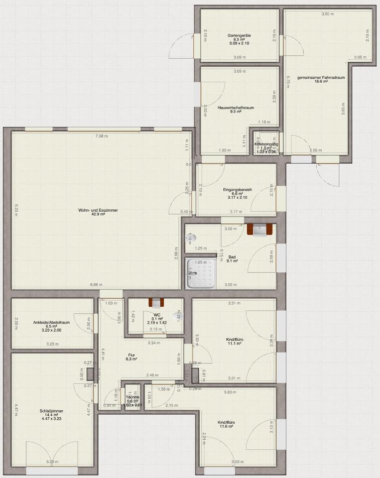 Wohnung in Lünen-Altlünen 125 m² mit Garten ab 1.9.