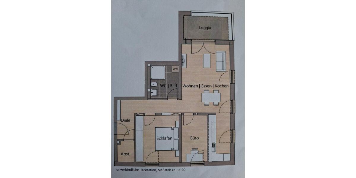 Etagenwohnung Waldachtal - 3 Zimmer, 80 m&sup2;, 790&euro; | Angebot:24740162
