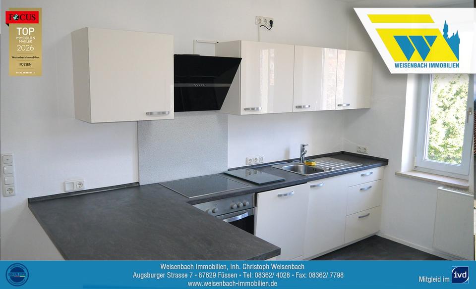 Etagenwohnung Füssen - 3 Zimmer, 79 m&sup2;, 760&euro; | Angebot:25765708