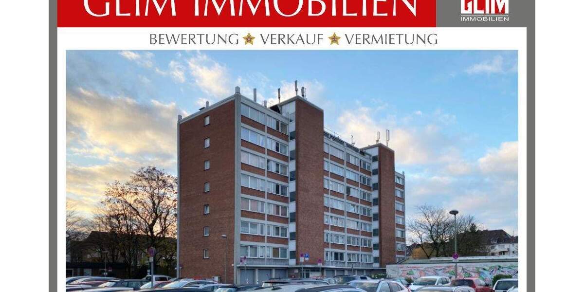 Etagenwohnung Krefeld Stadtmitte - 2 Zimmer, 59 m&sup2;, 495&euro; | Angebot:25070284