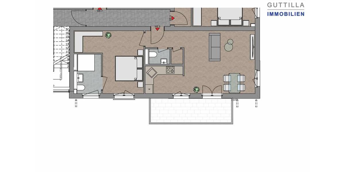 Exkusive 2 Zimmer Etagen-Wohnung zur Miete-Erstbezug 2 zimmer