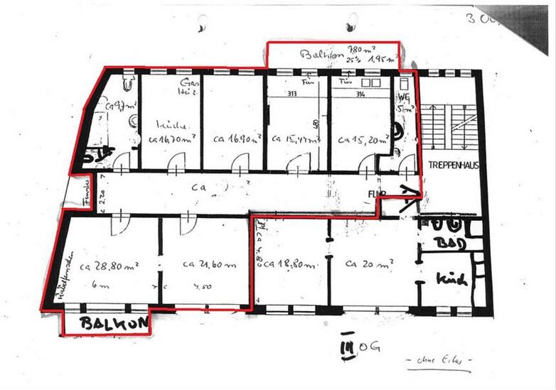 Etagenwohnung Bad Salzuflen - 5 Zimmer, 166 m&sup2;, 1.045&euro; | Angebot:24803540