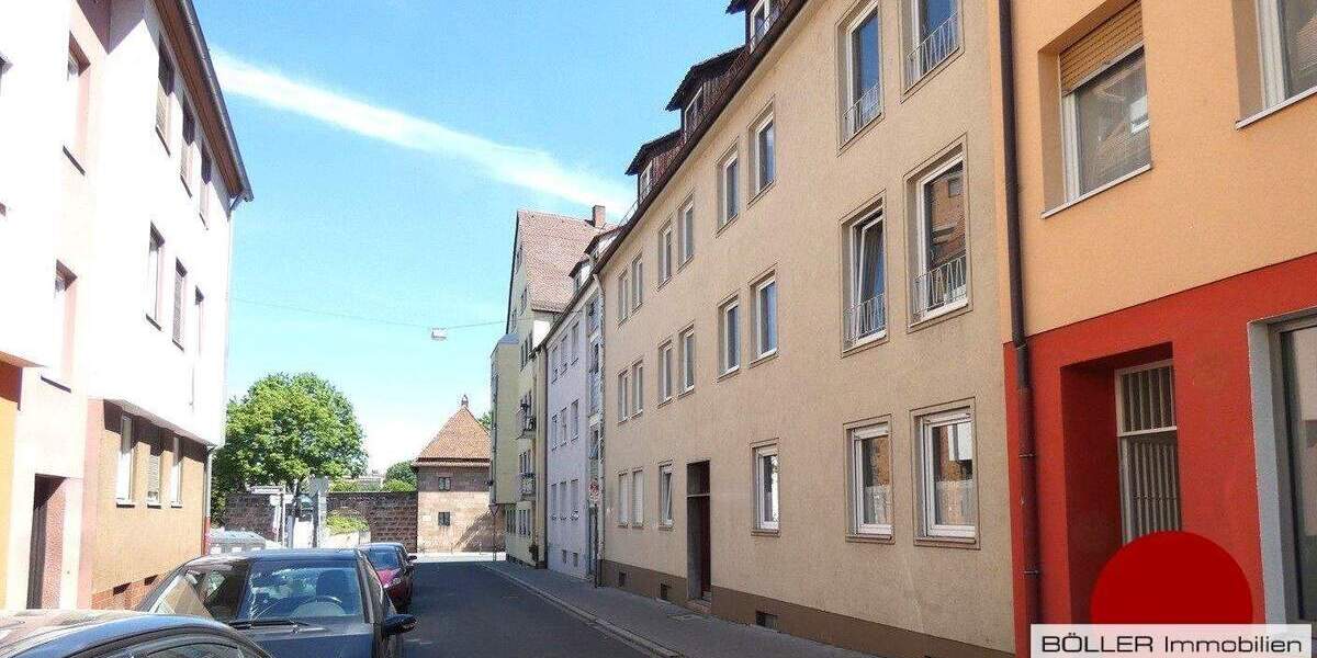 Etagenwohnung Nürnberg Lorenz - 3 Zimmer, 57 m&sup2;, 720&euro; | Angebot:25043187