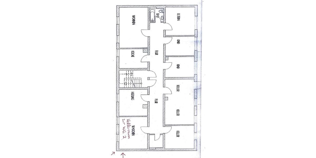 Erdgeschoßwohnung Neunkirchen - 4 Zimmer, 74 m&sup2;, 720&euro; | Angebot:24962211