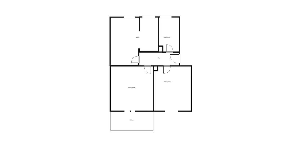 Etagenwohnung Bruchsal - 2.5 Zimmer, 58 m&sup2;, 651&euro; | Angebot:26695026