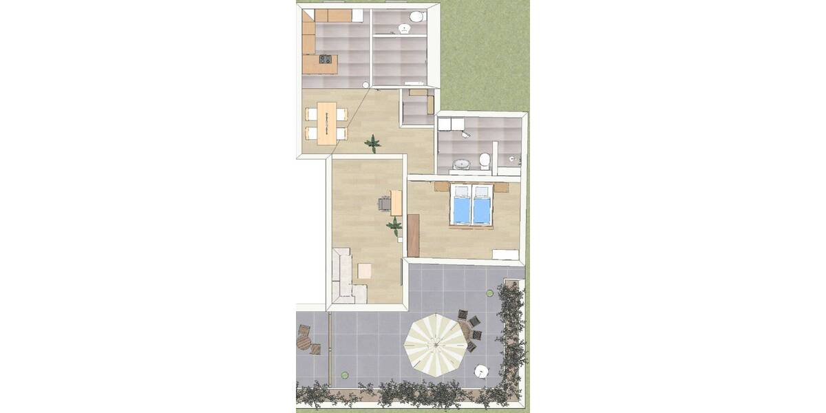Etagenwohnung Weikersheim Schäftersheim - 2 Zimmer, 107 m&sup2;, 950&euro; | Angebot:26656948