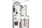 Etagenwohnung Sondershausen - 3 Zimmer, 59 m&sup2;, 343&euro; | Angebot:24875445