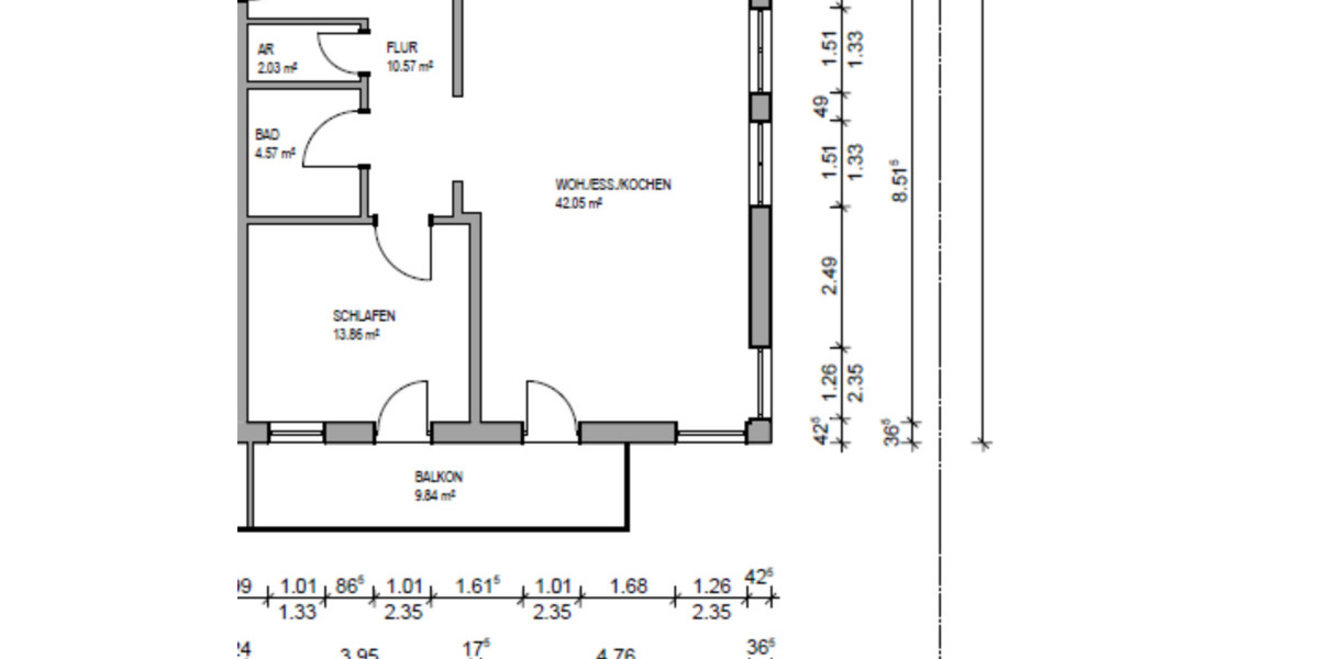 Erdgeschoßwohnung Worms Nördliche Vororte - 2 Zimmer, 83 m&sup2;, 1.050&euro; | Angebot:25550872