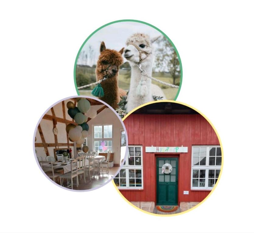 Eventraum mit Garten und Außenbereich, Kindereventraum, Location