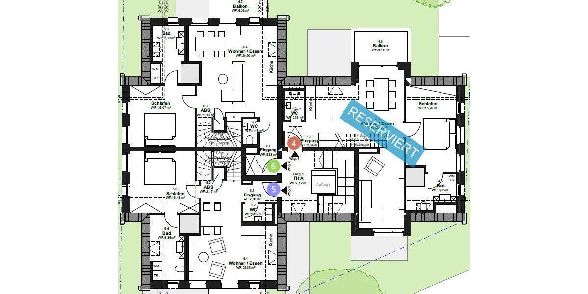 Etagenwohnung Neuenhaus - 3 Zimmer, 76 m&sup2;, 1.000&euro; | Angebot:20969718