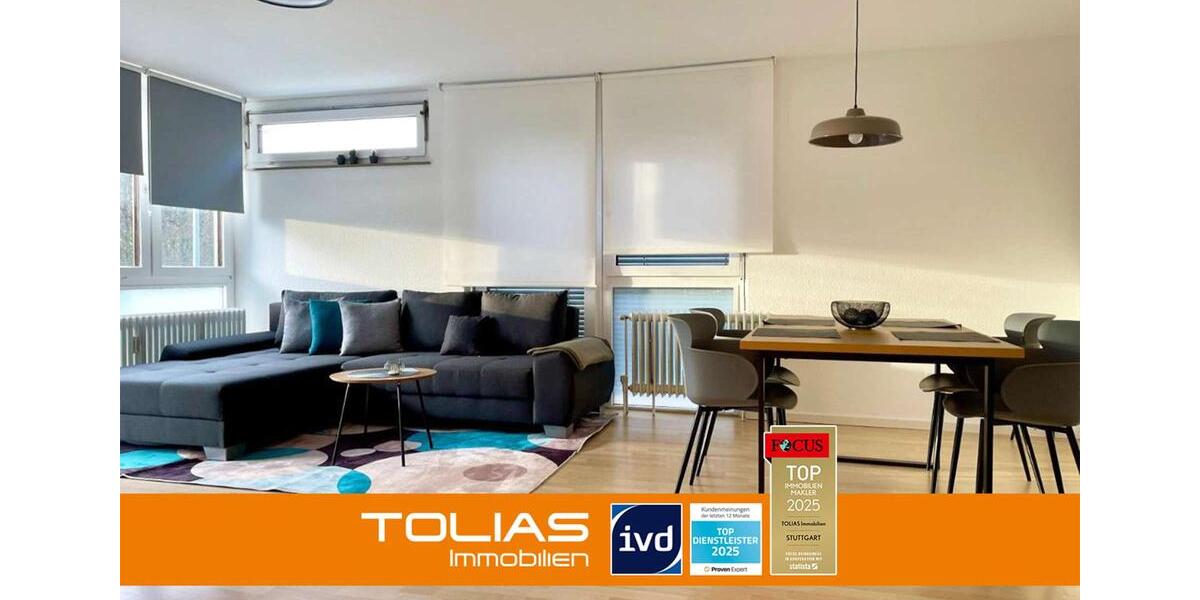 Terrassentraum: Gemütliche Wohlfühlwohnung mit großer Terrasse, nahe Bosch, Porsche, Trumpf. 2 zimmer