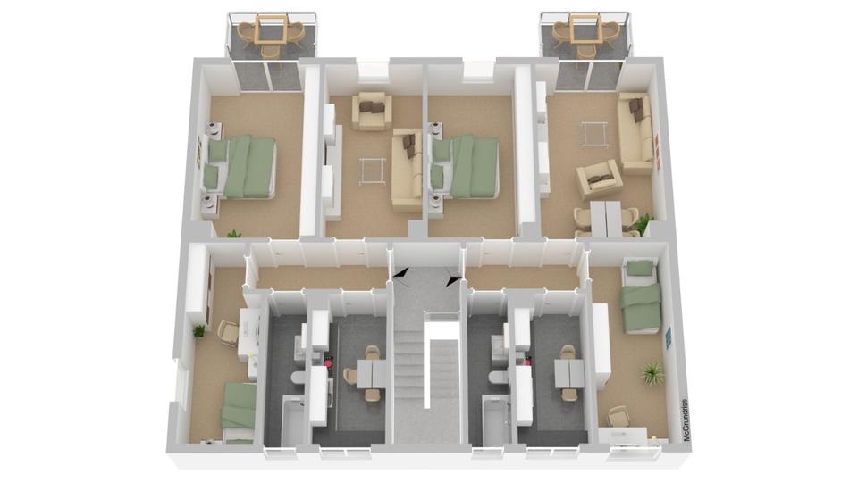 3 Zimmer, Balkon und Keller an der Grundschule 3 zimmer