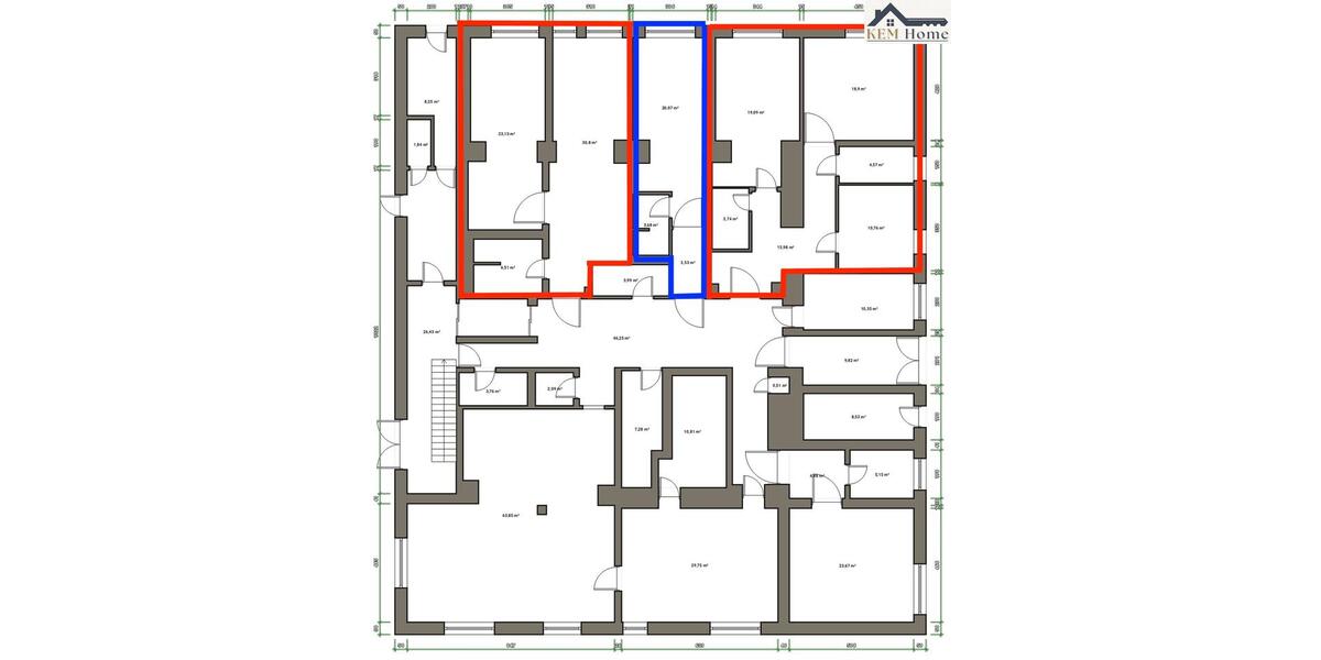 Etagenwohnung Lauenau - 2 Zimmer, 2.000 m&sup2;, 2.250&euro; | Angebot:26299802