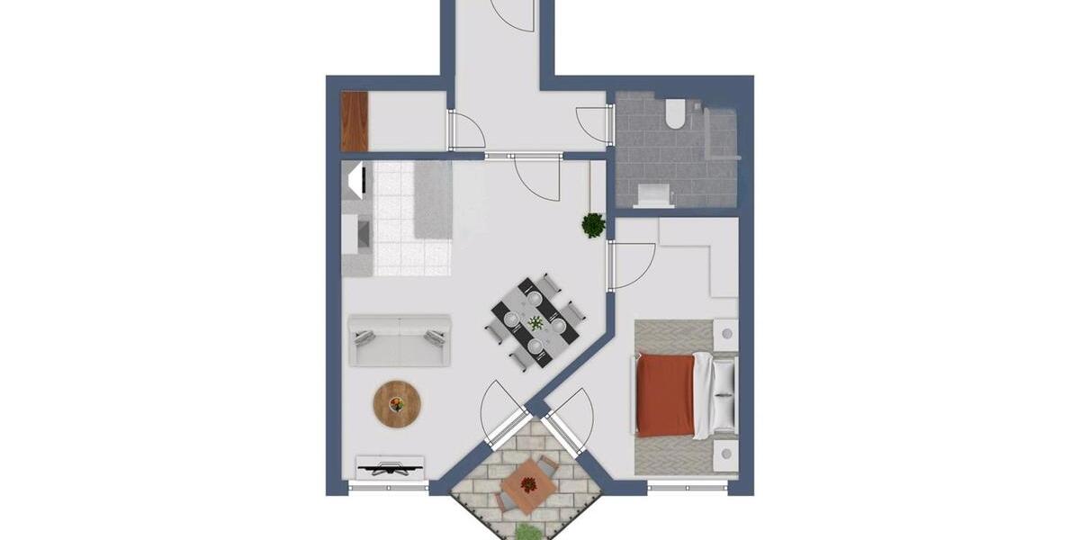 Etagenwohnung Markranstädt - 2 Zimmer, 54 m&sup2;, 900&euro; | Angebot:26033283