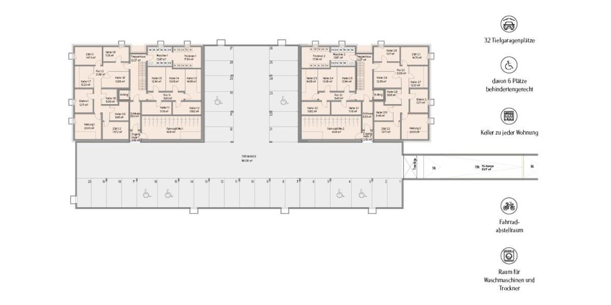 Erdgeschoßwohnung Rieden - 2 Zimmer, 66 m&sup2;, 928&euro; | Angebot:21660596