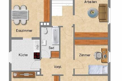 Helle frisch renovierte 5 Zimmer Wohnung in Wutöschingen zimmer