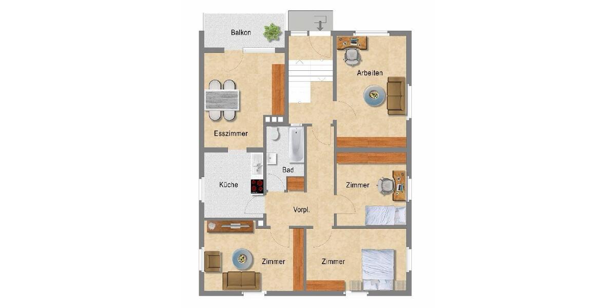 Helle frisch renovierte 5 Zimmer Wohnung in Wutöschingen zimmer